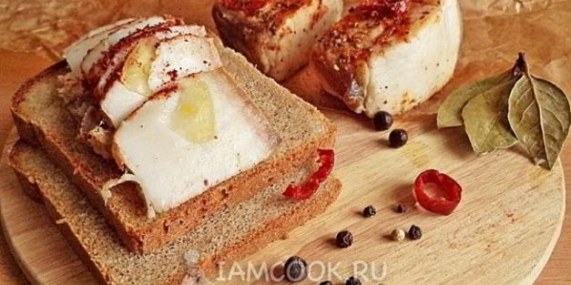 сало маринованное