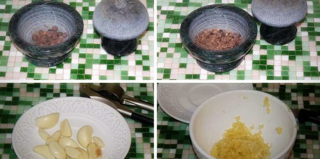 сало с чесноком