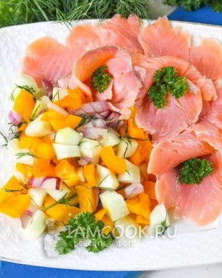 Севиче из лосося