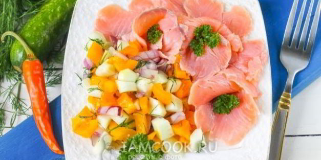 севиче из лосося