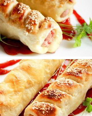 Сосиски в картофельном тесте