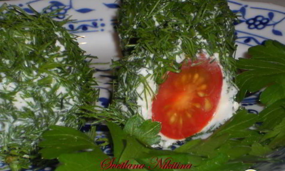 Рецепт сырная закуска с помидорами