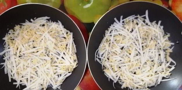 сырные корзиночки с салатом из тунца