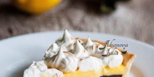 лимонный тарт с меренгой