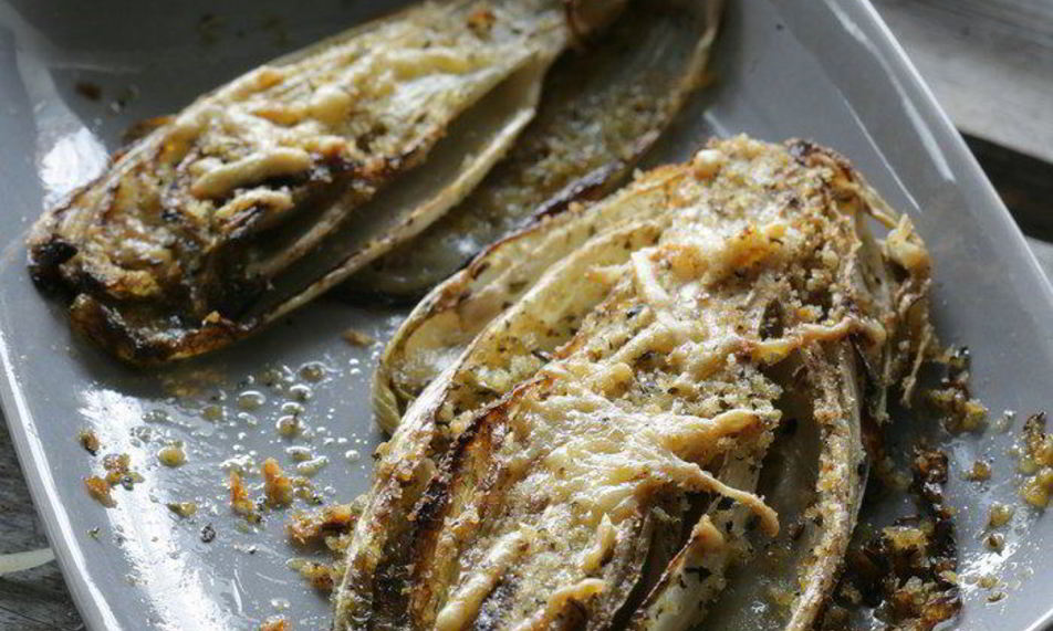 Рецепт цикорий, запеченный с сыром