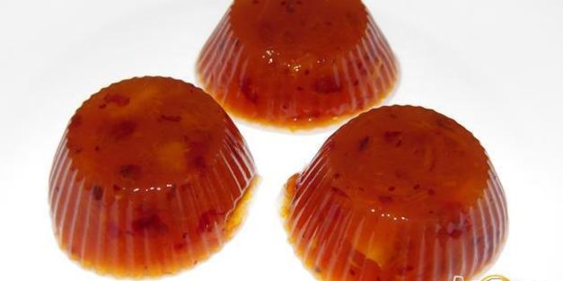 тыквенно-клюквенное желе