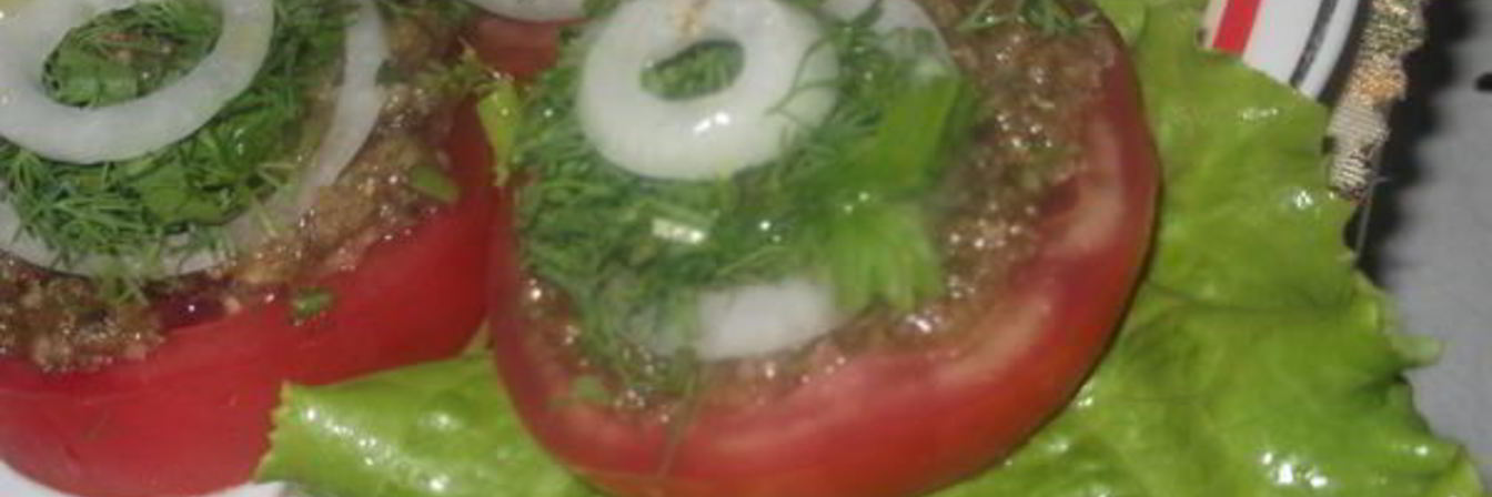 Закуска из помидор по-грузински