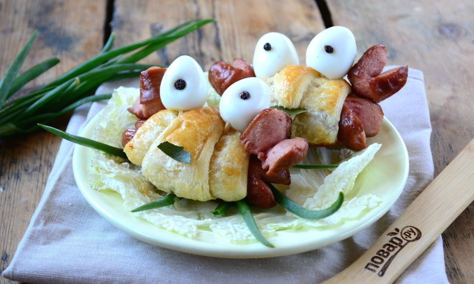 Рецепт закуска крабик