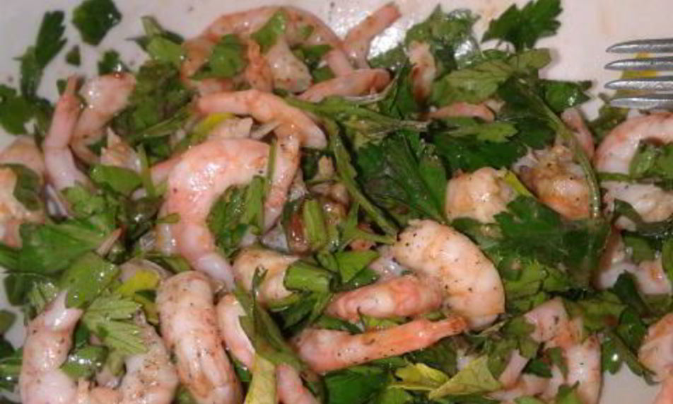 Рецепт закуска креветка