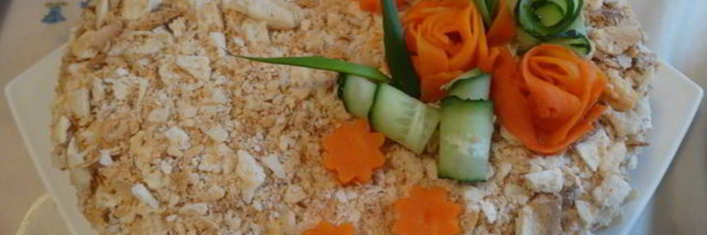 Закусочный торт Наполеон