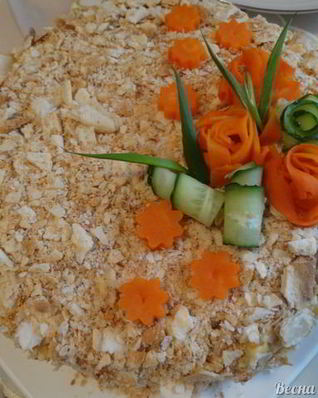 Закусочный торт Наполеон