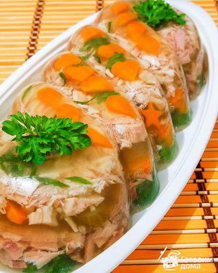 Заливное из курицы