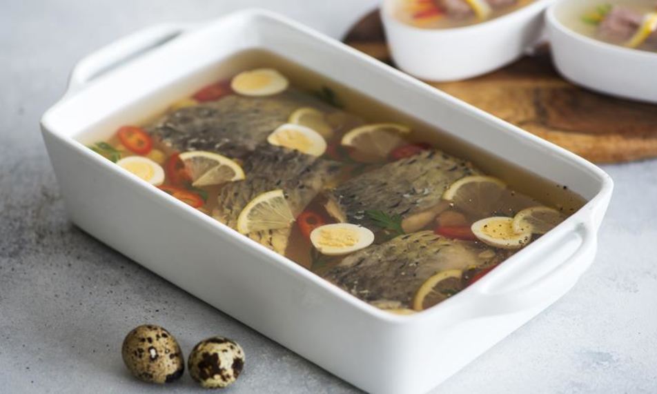 Рецепт заливного карпа с медома