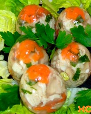 Заливные яйца