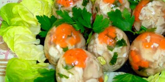 заливные яйца