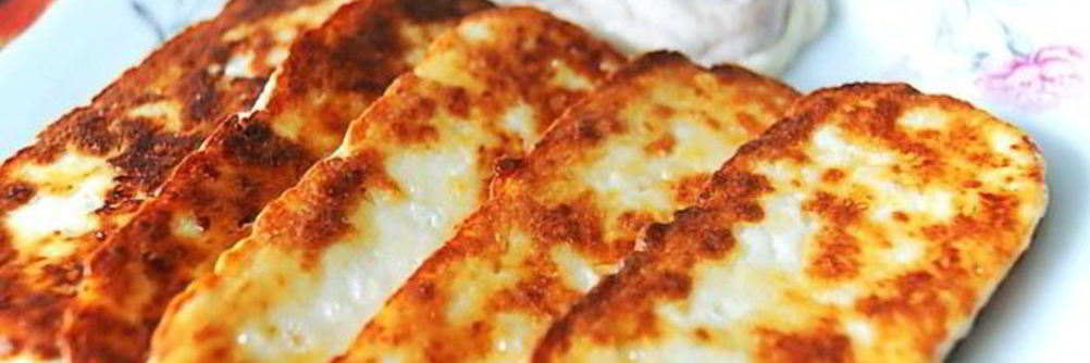 Жареный адыгейский сыр