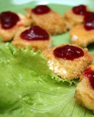 Жареный сыр Бри