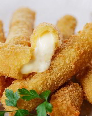 Жареный сыр в панировке по-домашнему