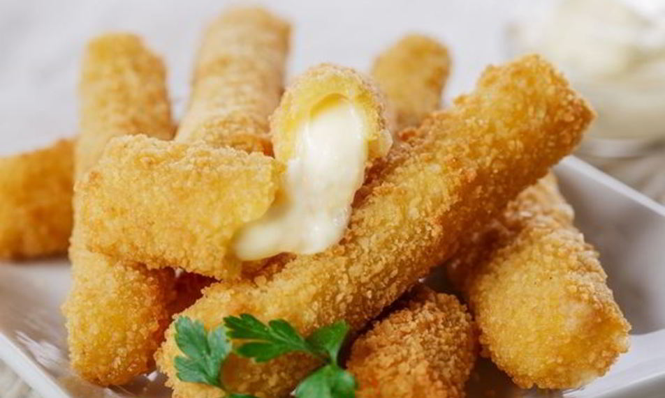 Рецепт жареный сыр в панировке по-домашнему