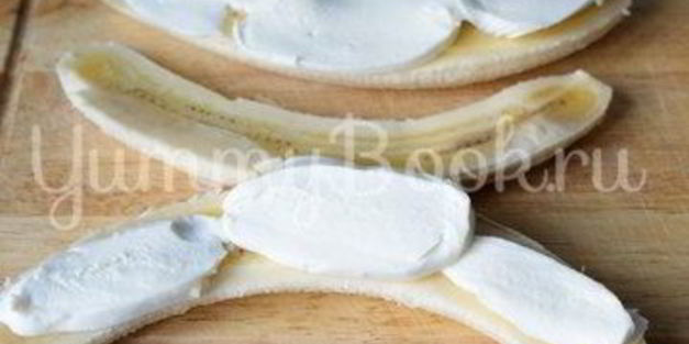 жареные бананы с сыром