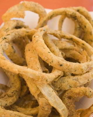 Жареные луковые кольца