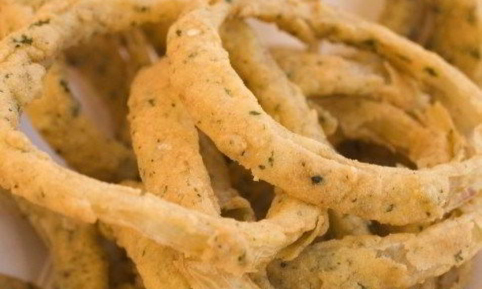 Рецепт жареные луковые кольца