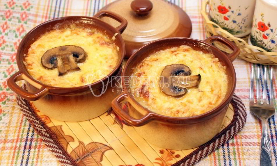 Рецепт жульен с грибами