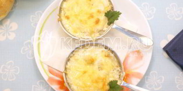 жульен с курицей и грибами