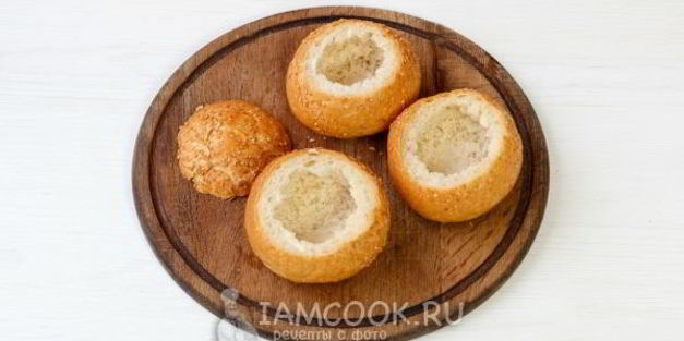 жульен в булочках